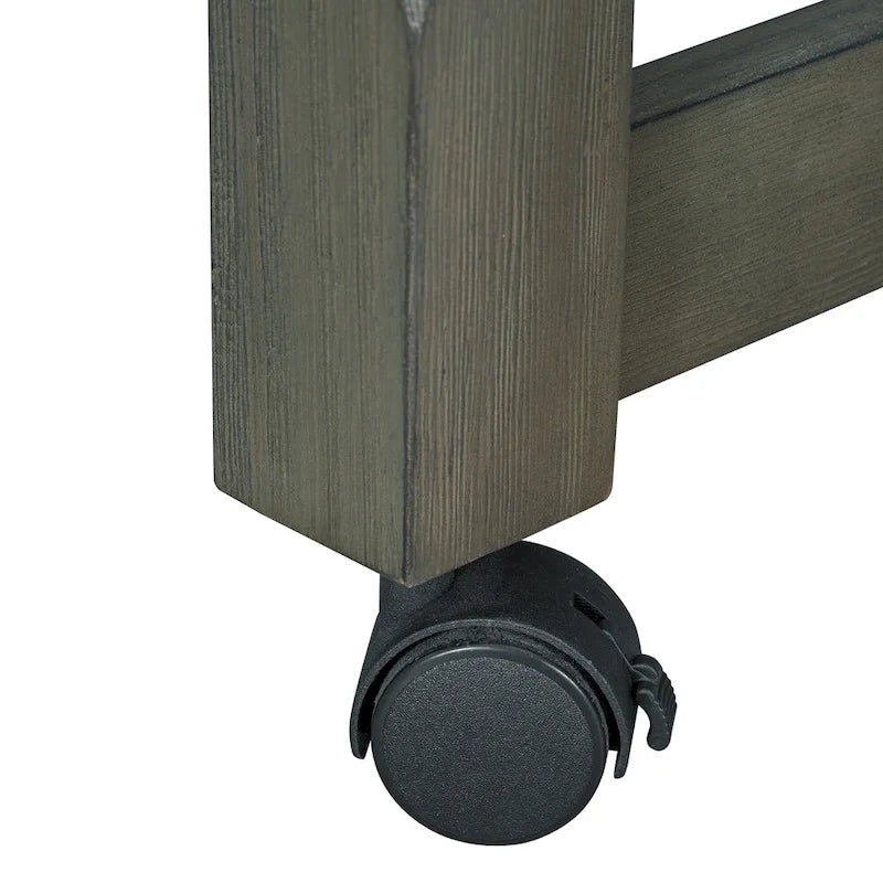 Extendable Kitchen Island with Storage Drawers and Built-in Power Outlets