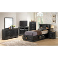 Twin Storage Platform Bed with 6 Under-Bed Drawers - Classic Style