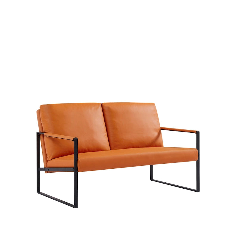 Accent Arm Chair with Thick Padded Backrest and Seat Cushion