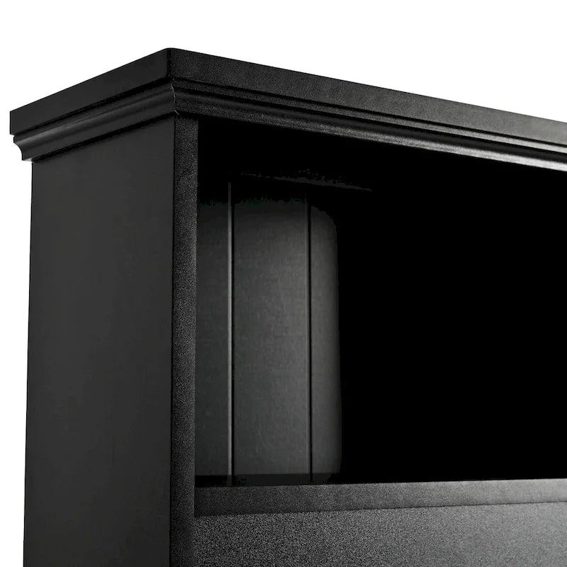 5-in-1 Hall Tree with Shutter Doors, Storage Bench, Coat Rack and 4 Hooks - 47.2" Wide