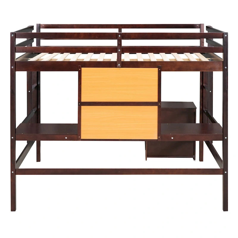 Twin Loft Bed with Desk for Kids