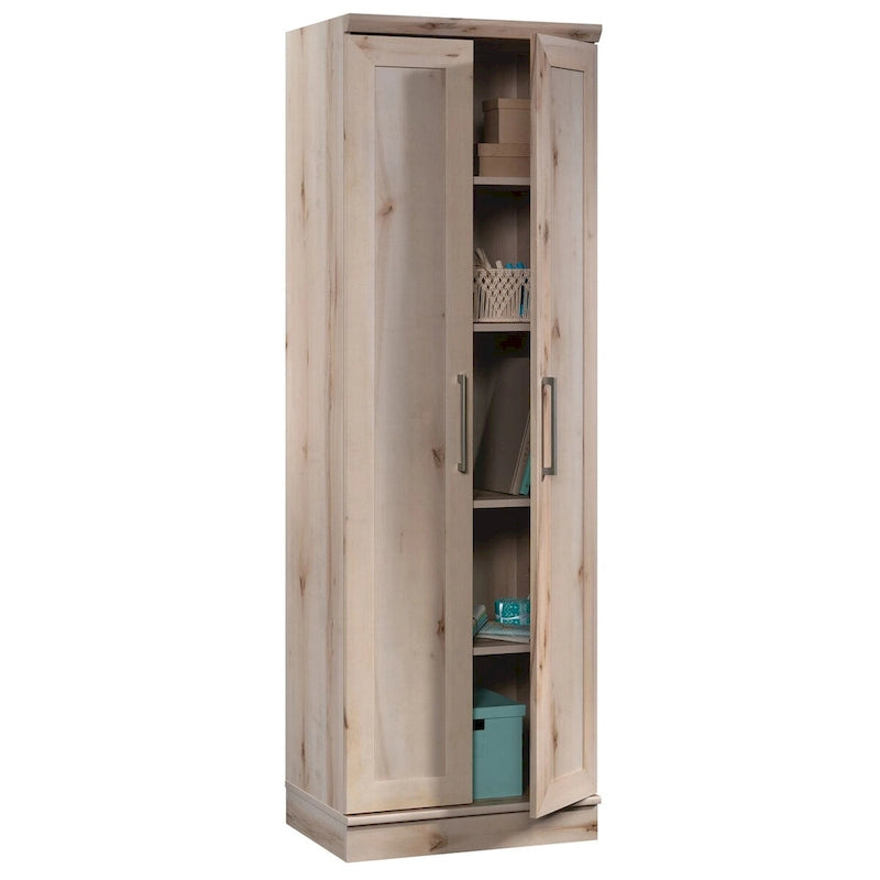 Storage Cabinet with Framed Panel Doors and Adjustable Shelves