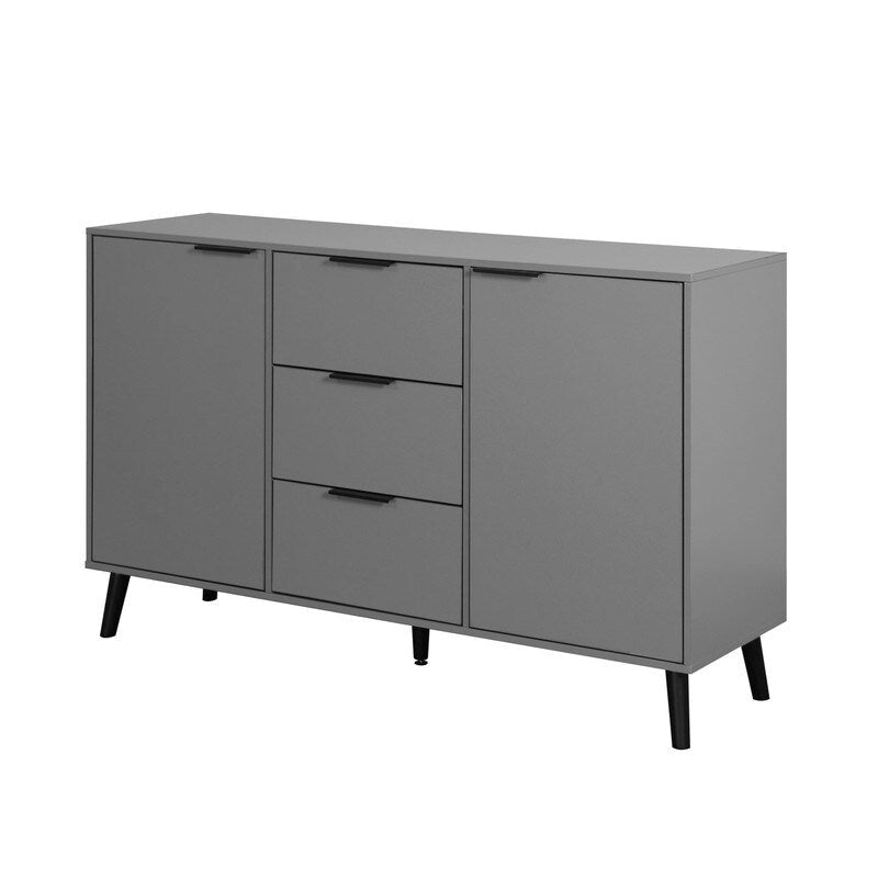 47-Inch Kitchen Sideboard Cabinet with 3 Drawers and 2 Doors