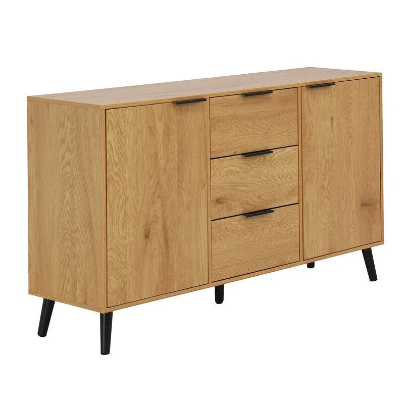47-Inch Kitchen Sideboard Cabinet with 3 Drawers and 2 Doors