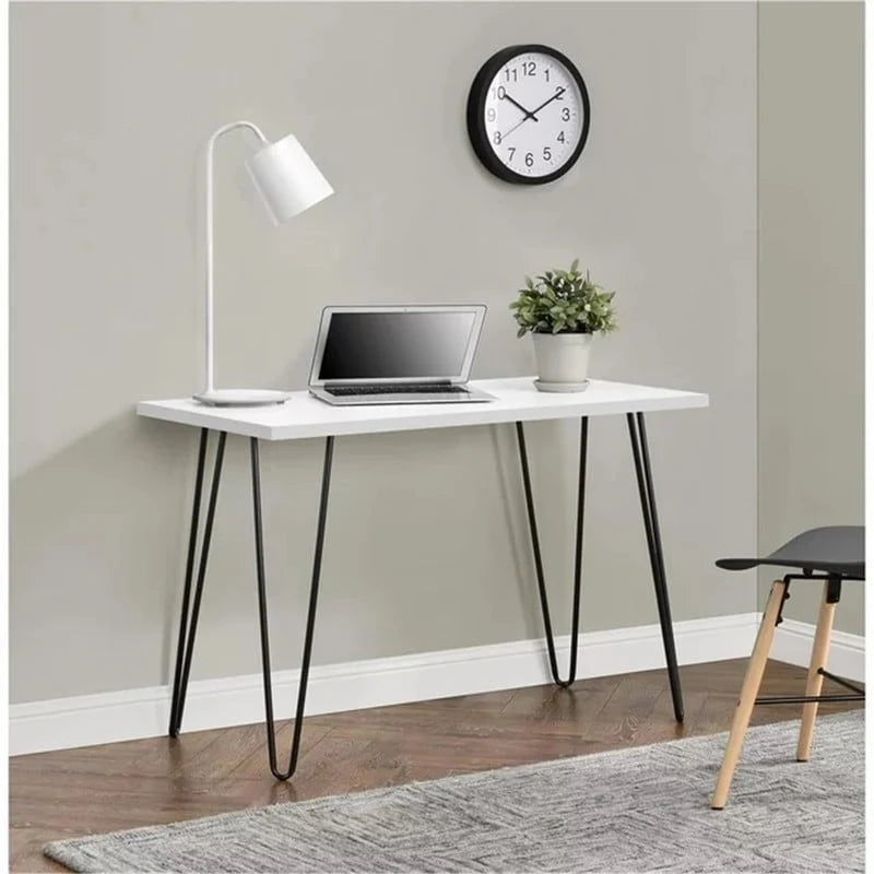 Retro Slim Computer Desk with Hairpin Legs