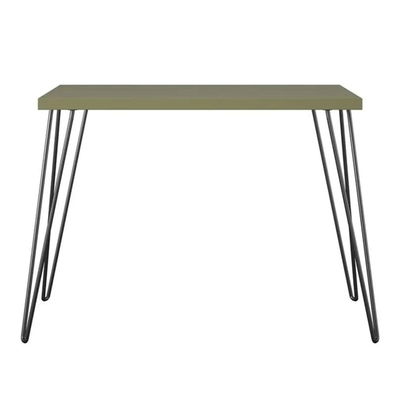 Retro Slim Computer Desk with Hairpin Legs