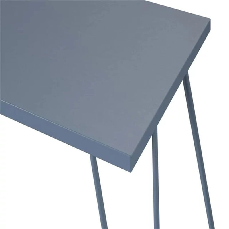 Retro Slim Computer Desk with Hairpin Legs