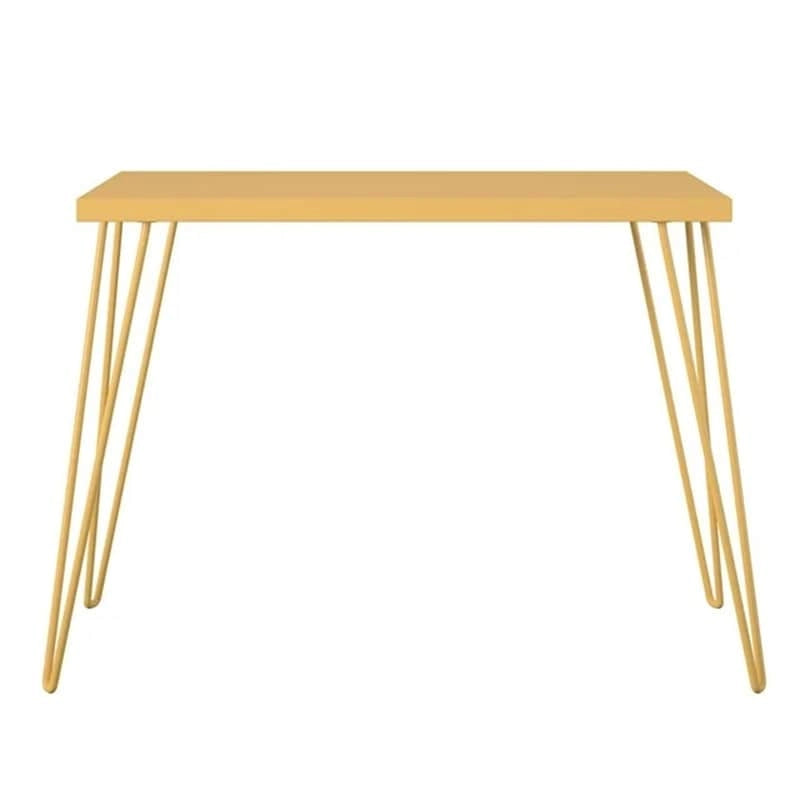 Retro Slim Computer Desk with Hairpin Legs