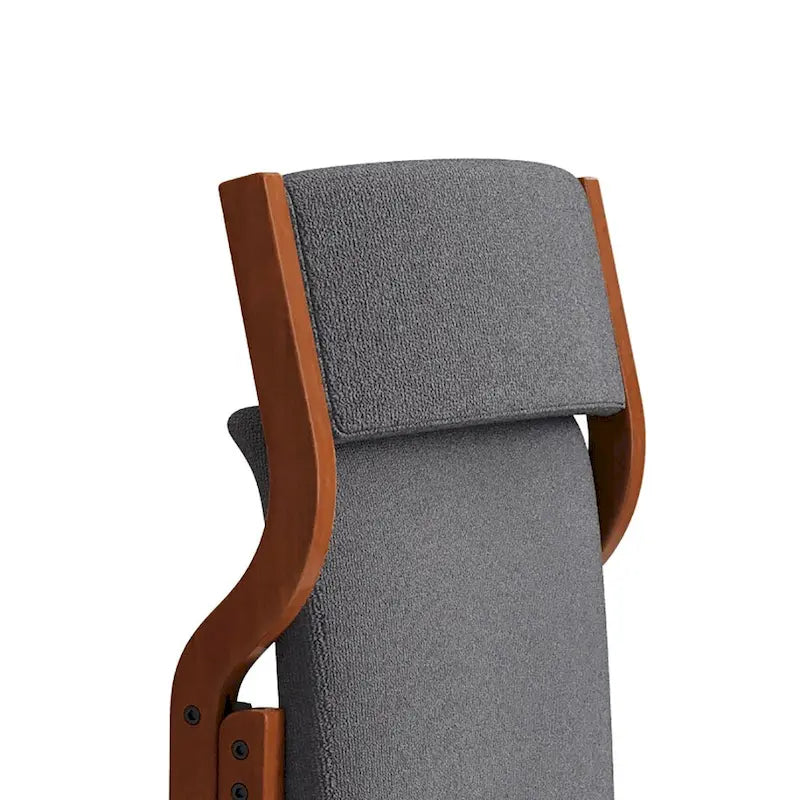 Vintage Fabric Upholstered Foldable Dining Chairs, Set of 2